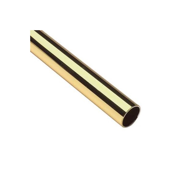 Lavi Industries Lavi Industries, Tube, 1" x .050" x 4', Polished Brass 00-A100W/4 - main